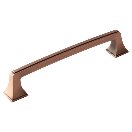 Amerock Mulholland Traditional Style Bar Cabinet Pull Handle 8 in. Center to Center Brushed Copper BP53531BC